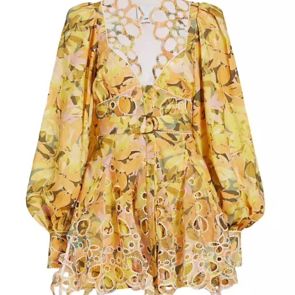 Acler Belted Mini Dress